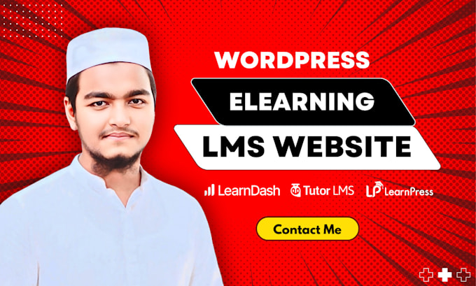 Gig Preview - Create an elearning lms wordpress website with learndash