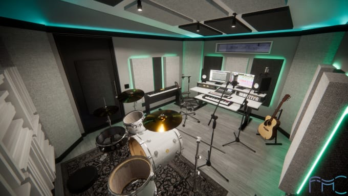 Gig Preview - Design your music production home studio, acoustic treatment and interior design