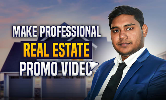 Gig Preview - Make professional real estate promo video