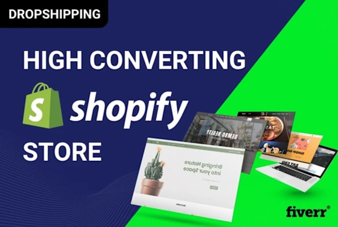 Gig Preview - Create a shopify store for your ecommerce business