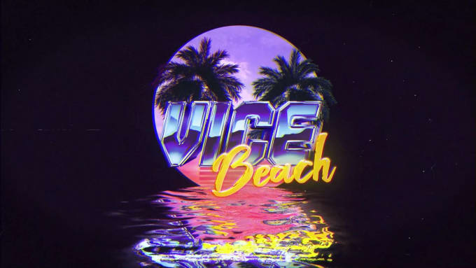 Gig Preview - Make a retro 80s intro title for twitch