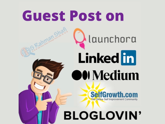 Gig Preview - Do 5 guest posts on high authority websites