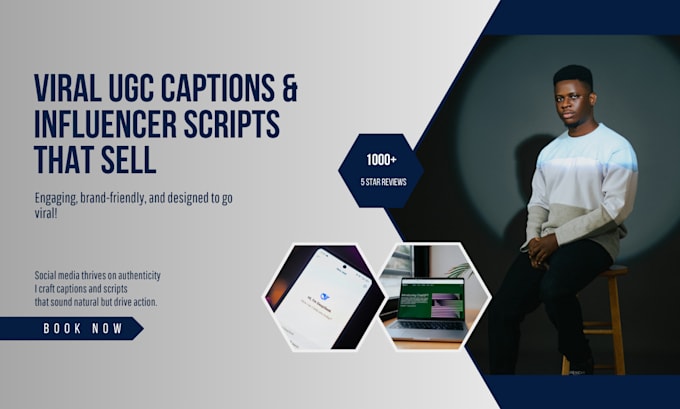 Gig Preview - Write viral ugc captions and influencer scripts