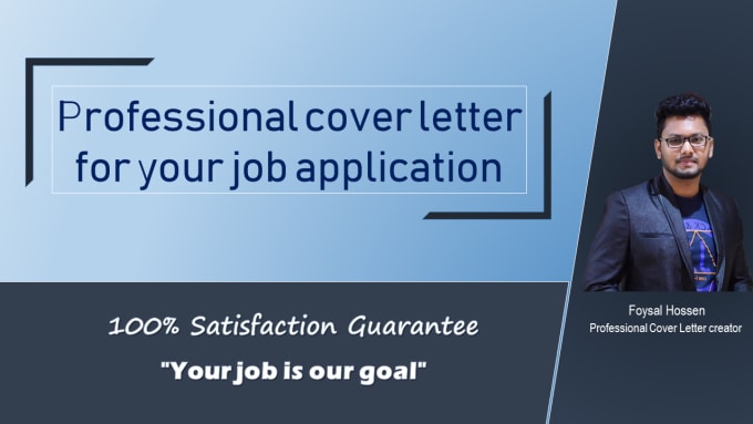 Gig Preview - Write cover letter or email for your job application