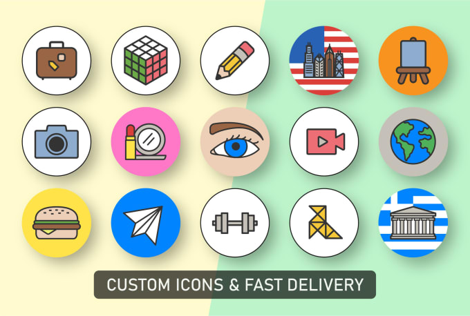 Bestseller - design a custom icon set for your website or app