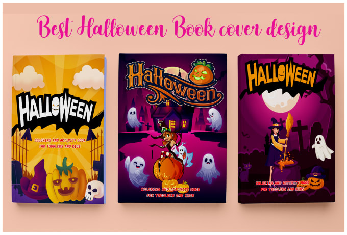 Gig Preview - Do  halloween, coloring, book cover, poster design for kids