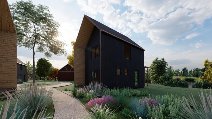 Gig Preview - Design architectural tiny houses, cabins and cottages 3d