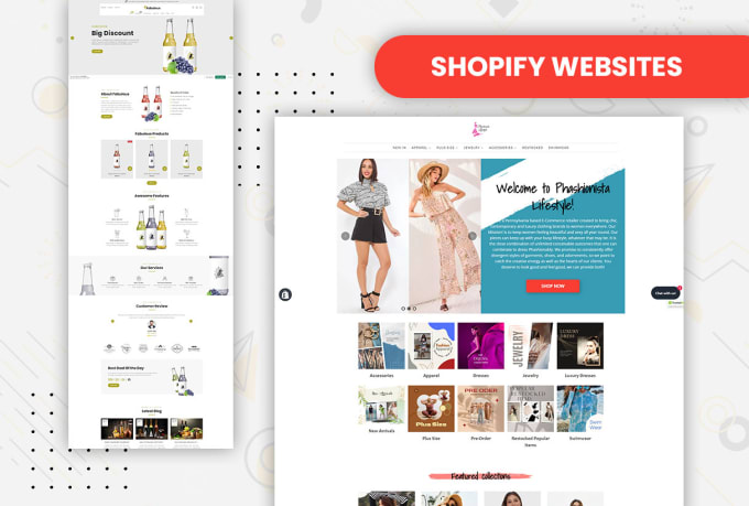 Gig Preview - Do shopify store with pagefly, gamepage, shogun or zipify