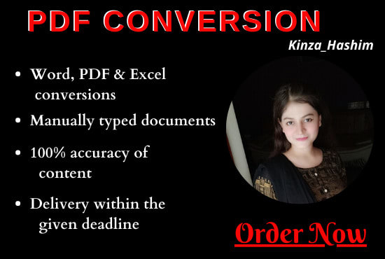 Gig Preview - Do PDF conversion to ms word and vice versa