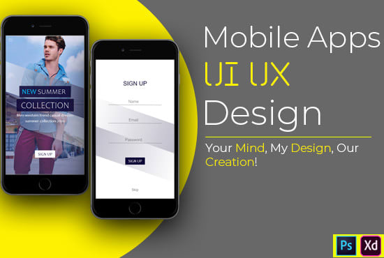 Gig Preview - Make ui ux design for iphone or android apps