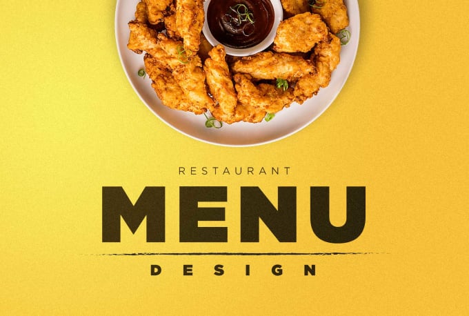 Gig Preview - Design your restaurant menu