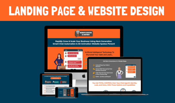 Gig Preview - Create responsive wordpress or HTML landing page or website