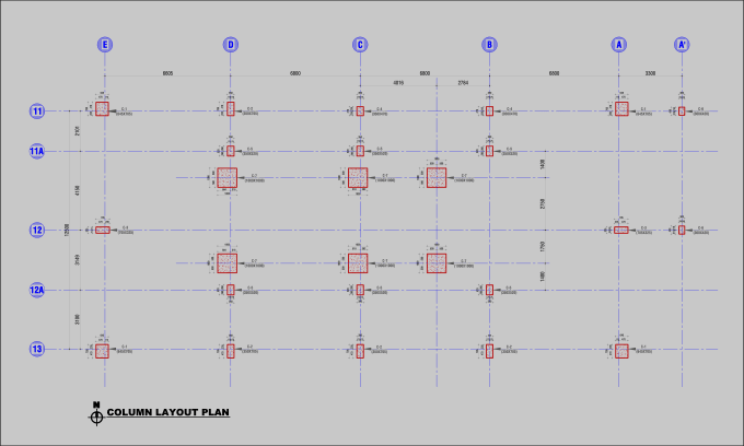 Gig Preview - Draw civil detail foundation, working drawing in autocad 2d