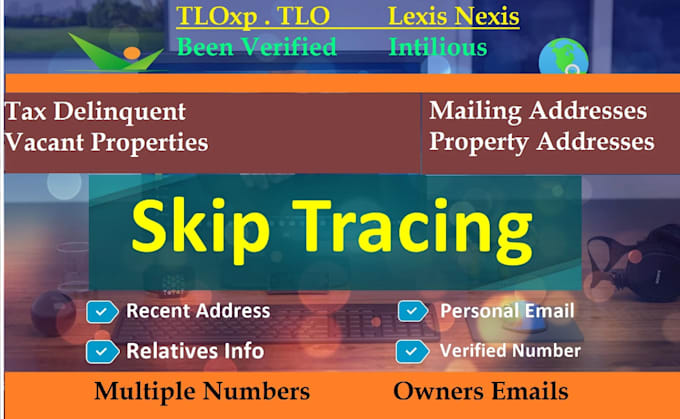 Gig Preview - Real estate skip tracing and bulk skip tracing service