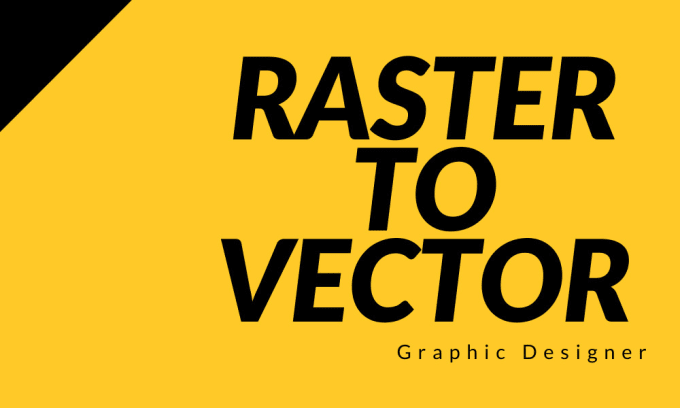 Gig Preview - Convert raster to vector