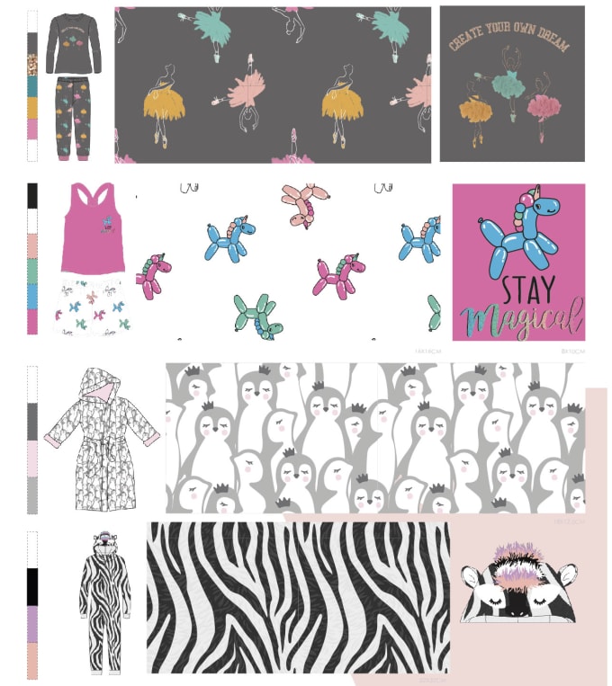 Bestseller - do conceptual print and a match pattern design illustration