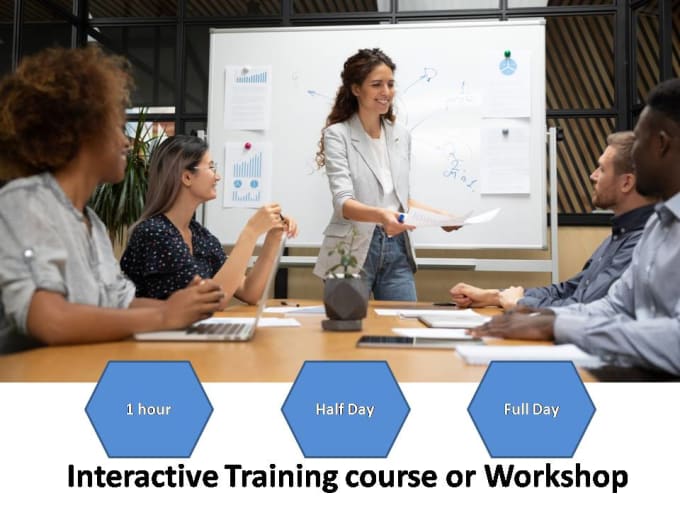 Gig Preview - Design an interactive training course or workshop