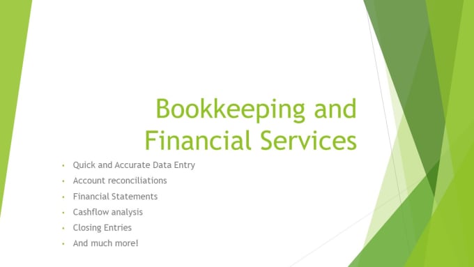 Gig Preview - Provide basic bookkeeping sevices