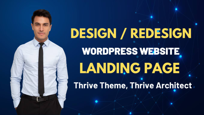 Gig Preview - Build a website using thrive theme builder, thrive architect