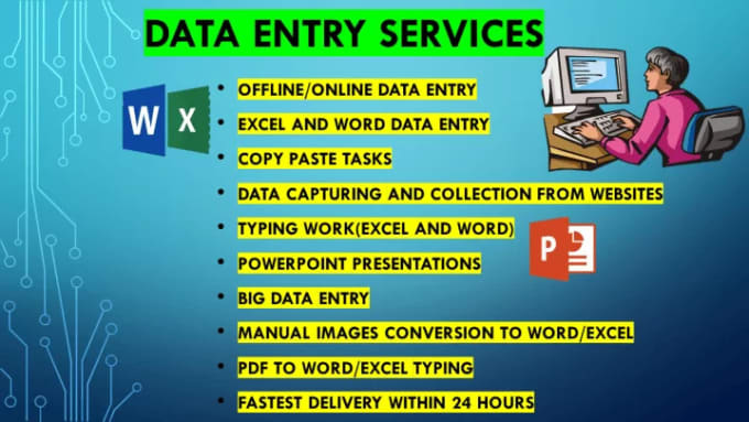 Gig Preview - Do data entry job for you