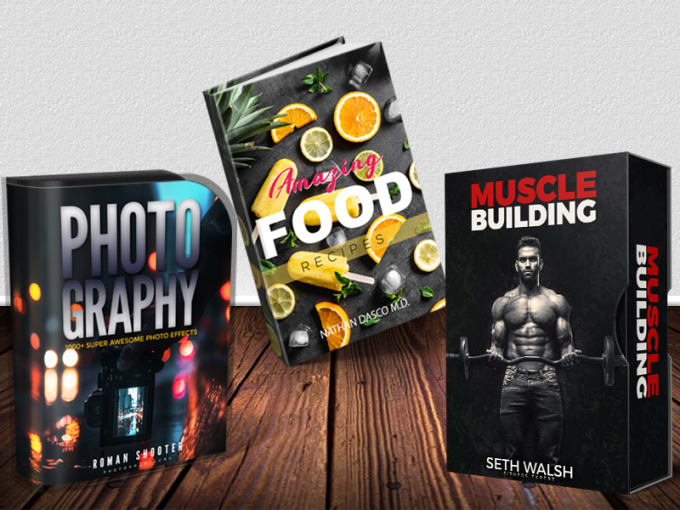 Gig Preview - Create a professional 3d ebook cover