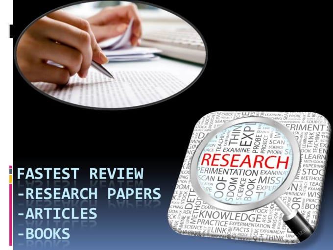 Gig Preview - Do the finest review for   researches and articles