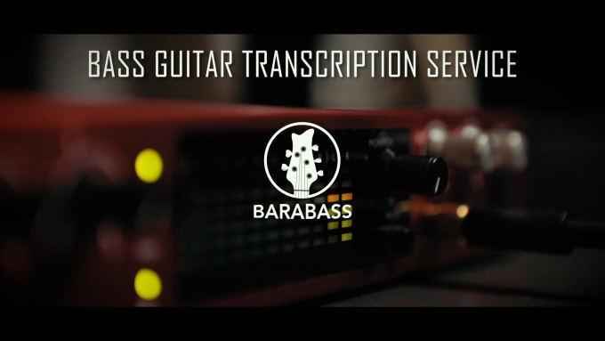 Gig Preview - Make the most accurate bass transcription, tab for you