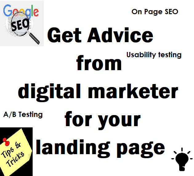 Gig Preview - Help you optimize your landing page