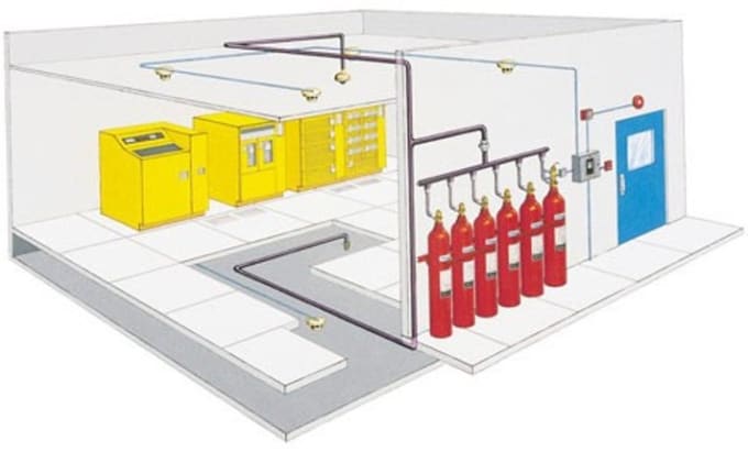 Gig Preview - Design your fm200, c02, novec fire suppression systems