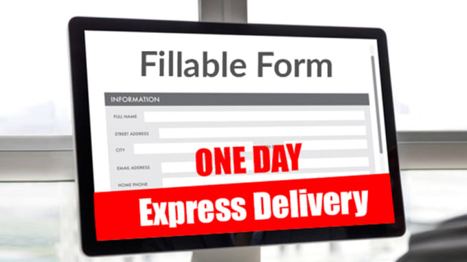 Gig Preview - Do fillable pdf forms design