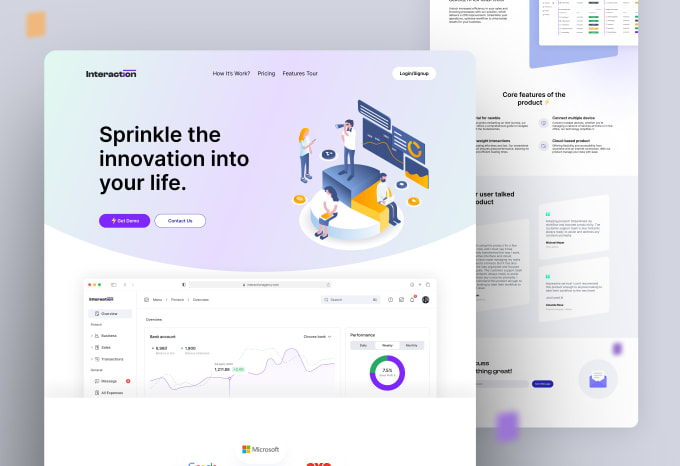 Gig Preview - Design modern website, landing page UI UX in figma