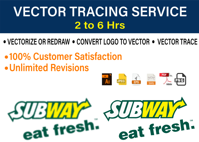 Gig Preview - Vectorize, convert logo to vector, manual vector tracing