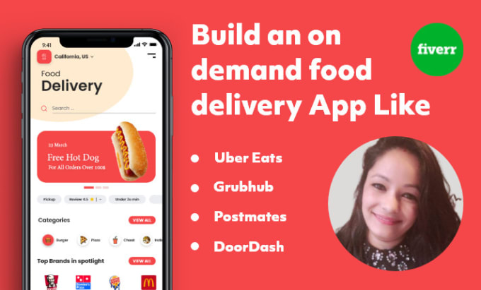 Gig Preview - Our agency will develop food delivery app, multi restaurant app, grocery app,parcel delivery app