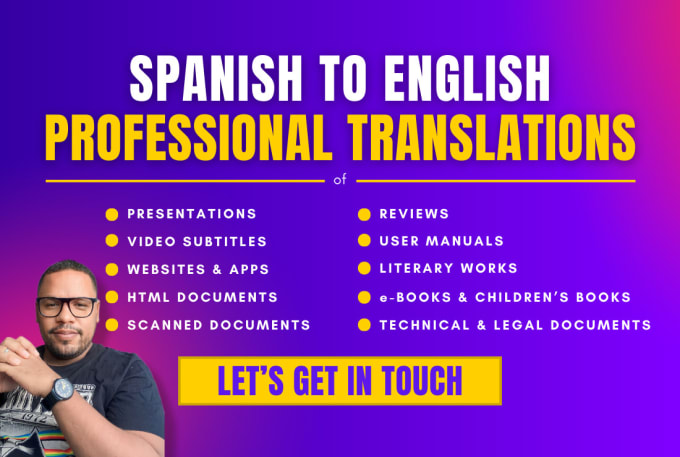 Bestseller - deliver a professional english to spanish translation