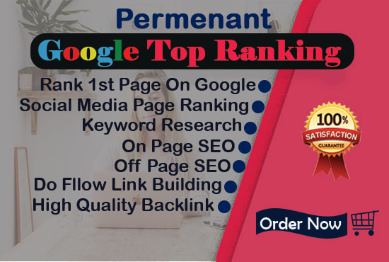 Gig Preview - Provide rank your website first page of google