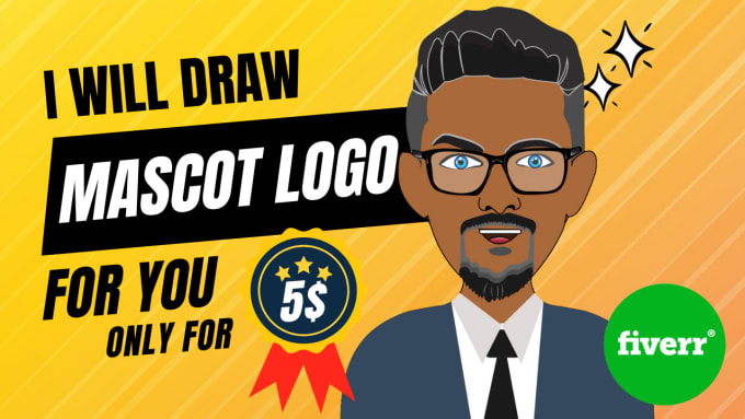 Gig Preview - Draw cartoon mascot logo or cartoon character