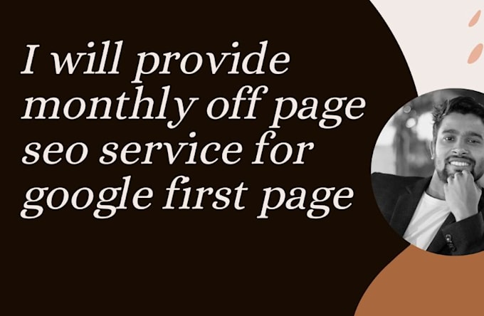 Gig Preview - Provide monthly off page seo service for google first page