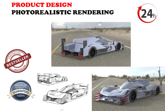 Gig Preview - Design 3d products with high quality 3d rendering for 3d printing