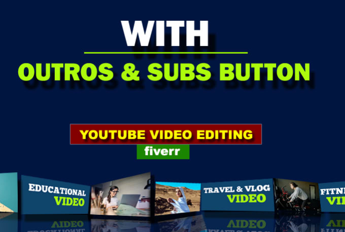 Gig Preview - Be your youtube video editing video editor