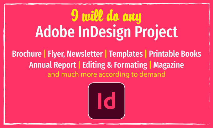 Gig Preview - Do magazine layout, catalog, and brochure in adobe indesign