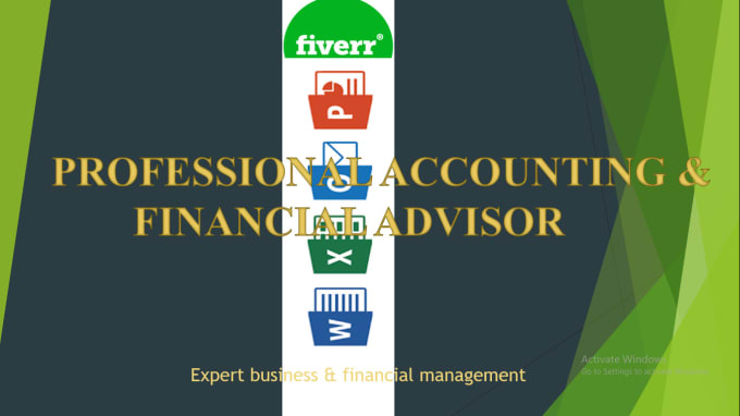 Gig Preview - Do professional accounting and financial management