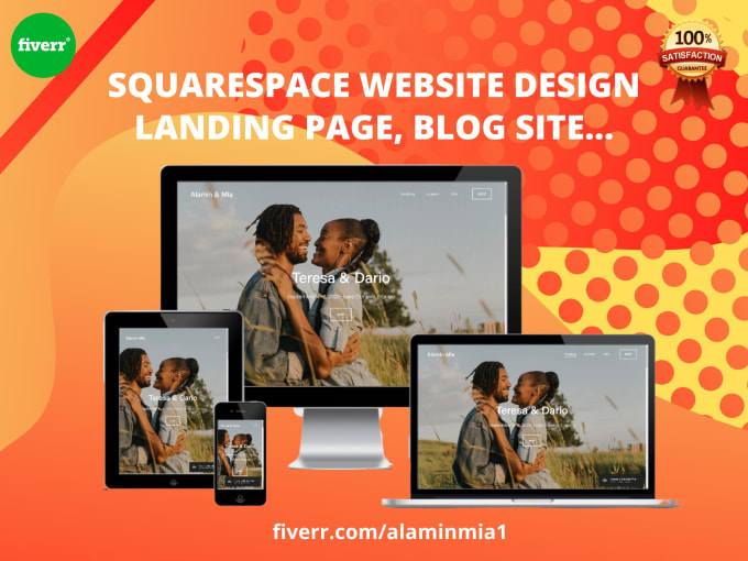 Gig Preview - Create modern squarespace website design or redesign, blog site, landing page