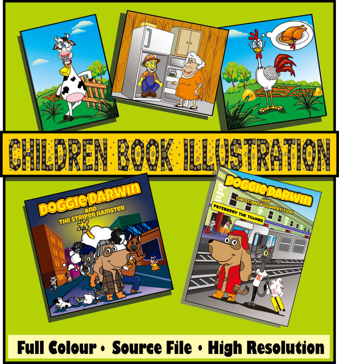 Gig Preview - Create children book cover