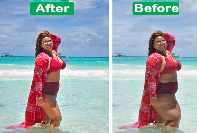 Gig Preview - Beauty retouching  photo edit and background remove in 1 hour