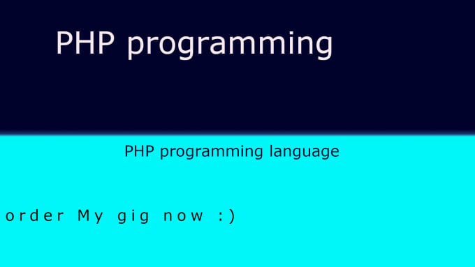 Gig Preview - Programming using php language