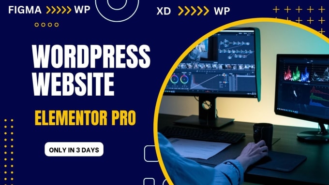 Gig Preview - Create wordpress website design using elementor pro or fix wordpress issues