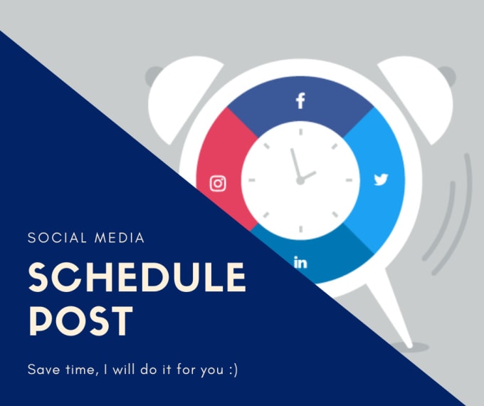 Gig Preview - Help you schedule your social media post