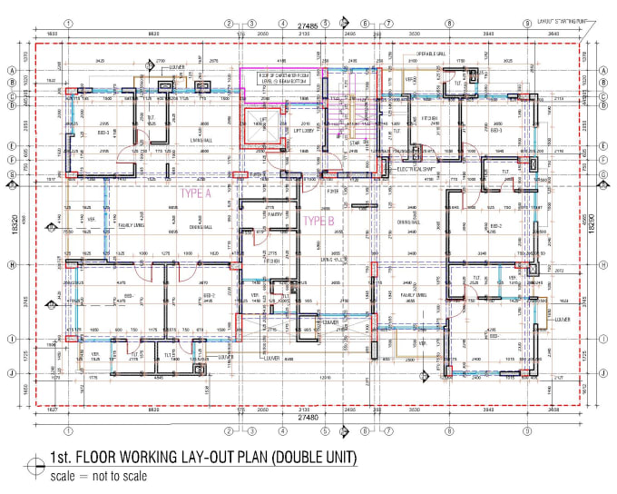 Gig Preview - Draw architectural drawing, floor plan, site plan in autocad