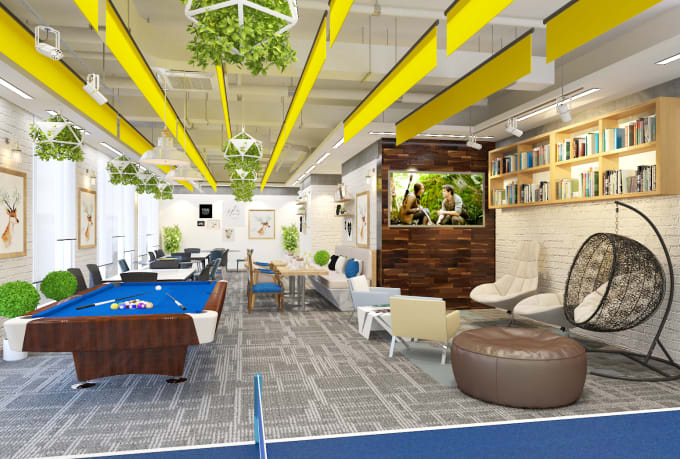 Gig Preview - Create office interior, work spaces, executive offices