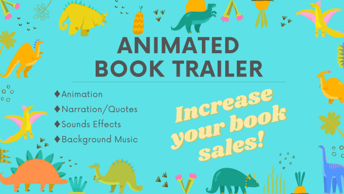 Gig Preview - Create an animated book trailer